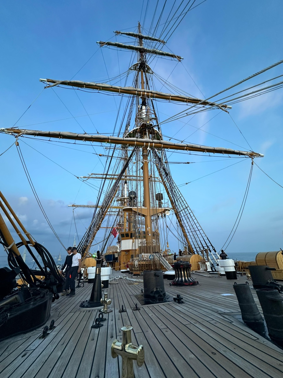 Il passaggio dell''Amerigo Vespucci